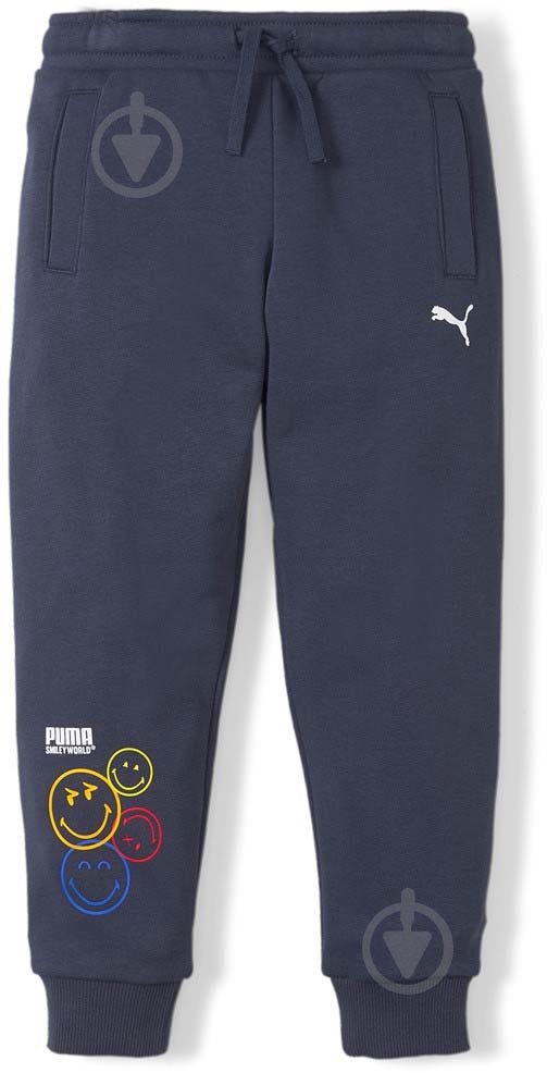 Брюки Puma SW SWEATPANTS 84697343 р. 110 синий - фото 5