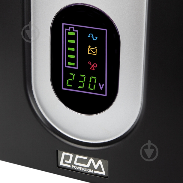 Источник бесперебойного питания (ИБП) Powercom IMD-1500AP LCD - фото 3