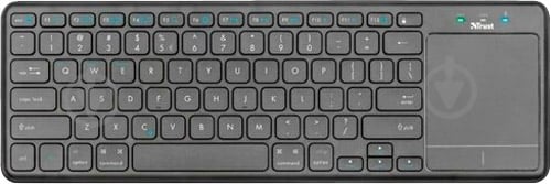 Клавиатура Trust MIDA BT WITH XL Touchpad (23009) black - фото 4 Клавиатура Trust MIDA BT WITH XL Touchpad (23009) black - фото 4