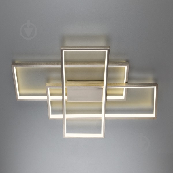 Люстра потолочная Strotskis Direct 60 Вт LED-модуль никель 90177/3 - фото 1
