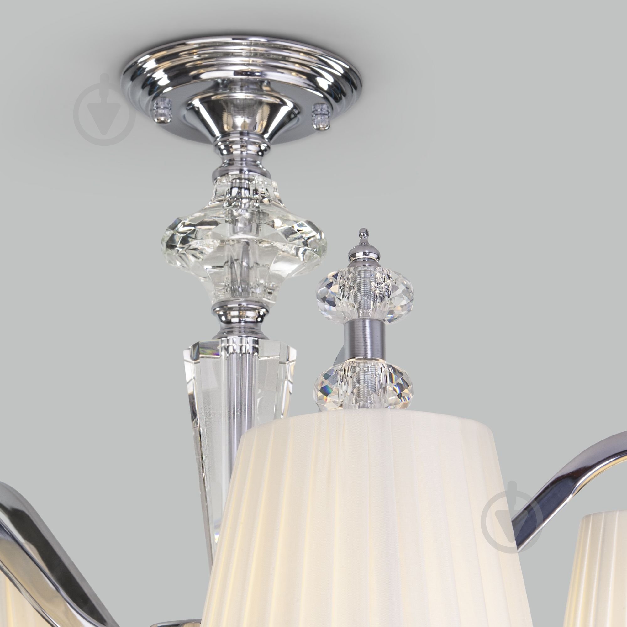 Светильник потолочный Strotskis Diva 5x40 Вт E14 хром 60122/5 - фото 2