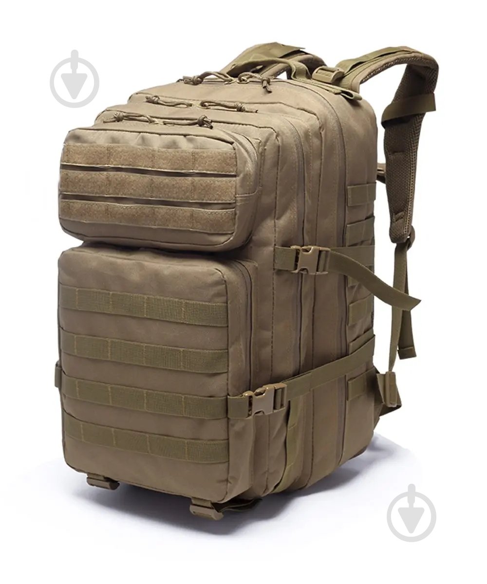 Рюкзак тактический 1991 ТМ водонепроницаемый OXFORD 50л, Tan - фото 1