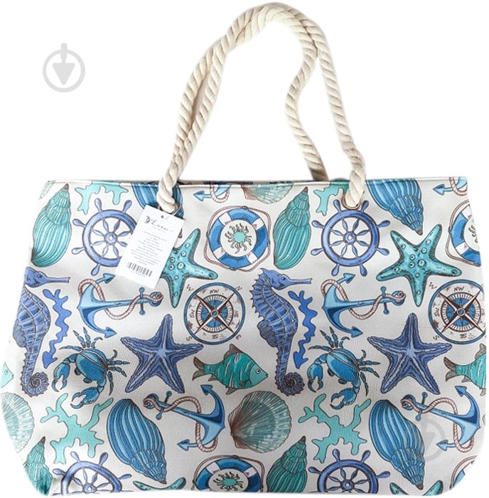 Сумка Luna пляжная Seashells мульти - фото 1