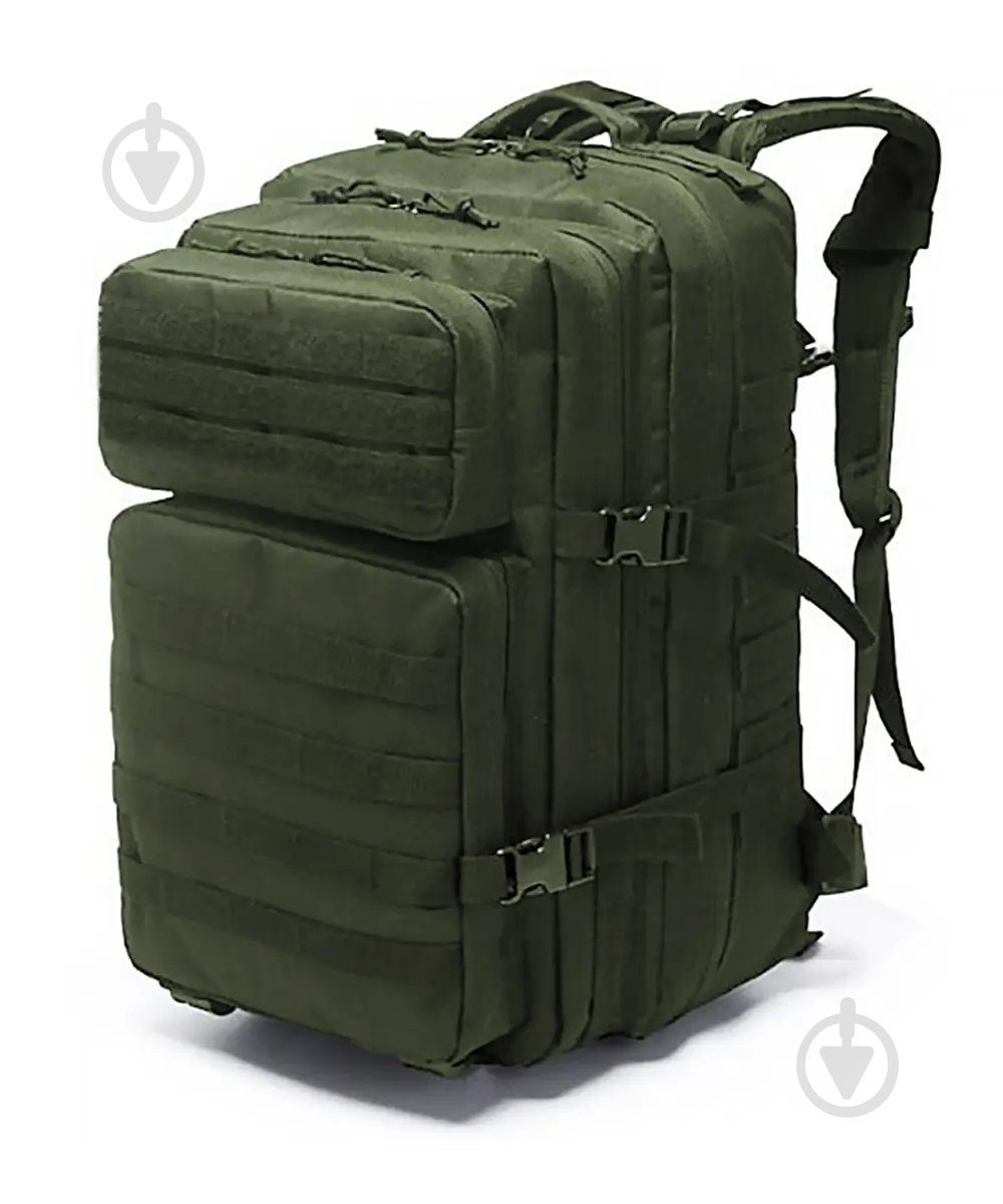 Рюкзак тактичний 1991 ТМ водонепроникний OXFORD 50л, Green - фото 1 Рюкзак тактичний 1991 ТМ водонепроникний OXFORD 50л, Green - фото 1
