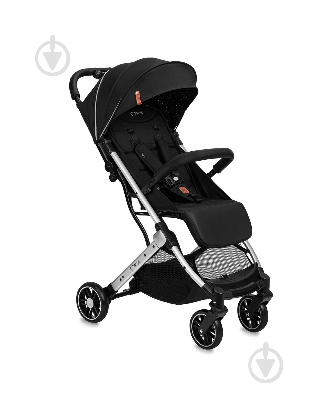 Коляска для двойни MoMi ESTELLE LIGHT Black-Silver - фото 1