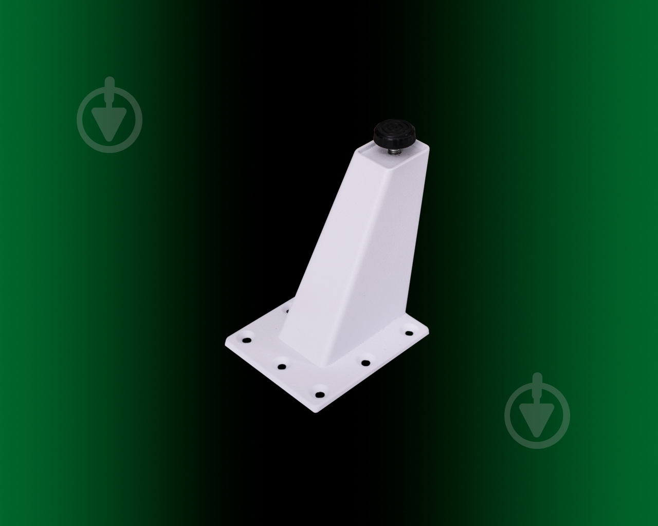 Ніжка регульована DC h-90 мм похила біла - фото 2