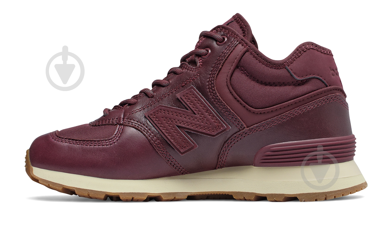 Кроссовки женские зимние New Balance WH574BC р.37 бордовые - фото 2