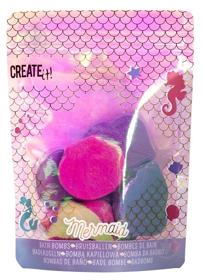 Бомбочка для ванны CREATE IT! MERMAID, 84623 - фото 1