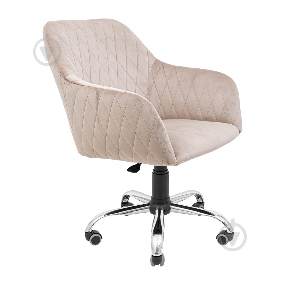 Кресло Richman Либерти Ю Рол хром/жасмин 21 бежевый - фото 1 Кресло Richman Либерти Ю Рол хром/жасмин 21 бежевый - фото 1