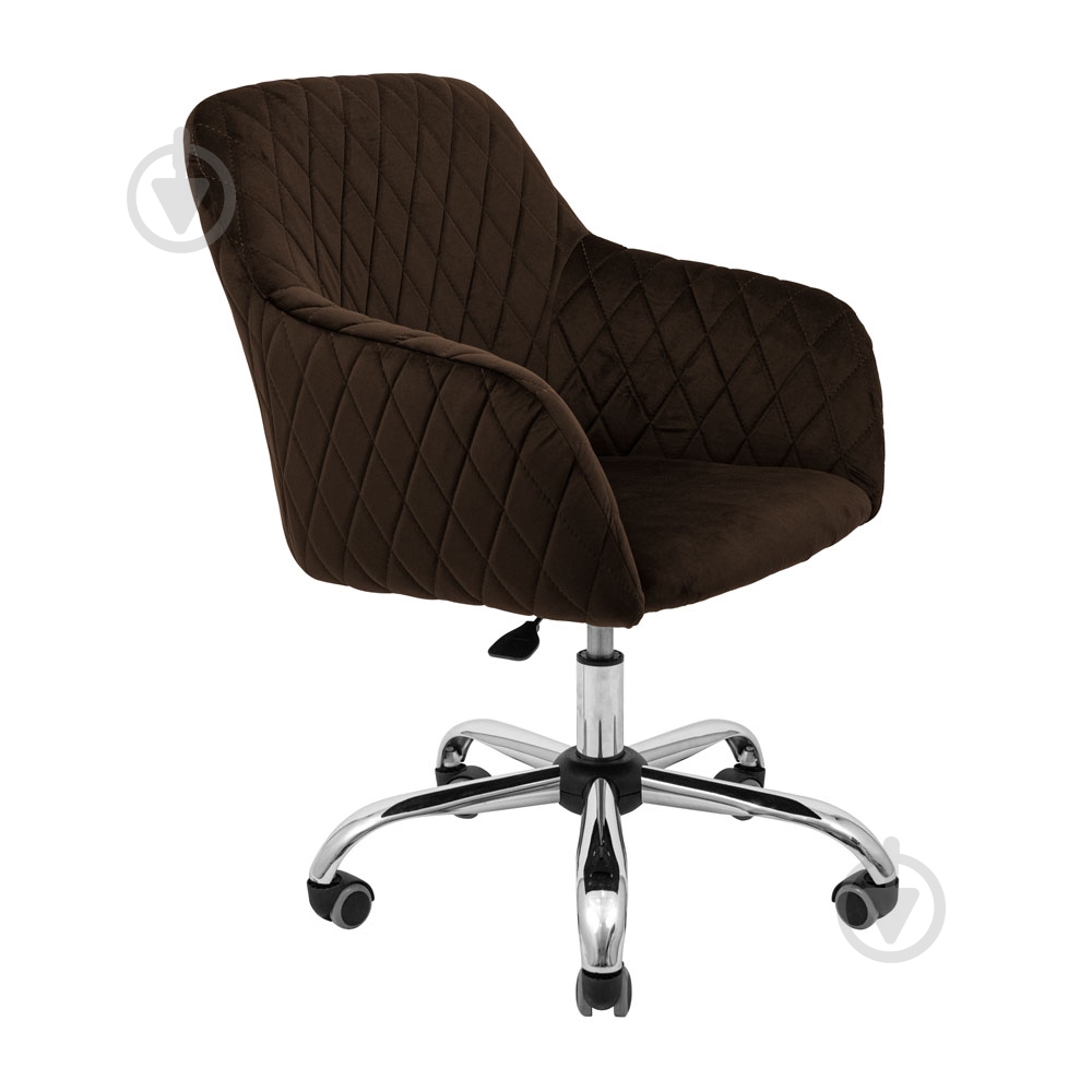 Кресло Richman Либерти Ю Рол хром/жасмин 28 коричневый - фото 1