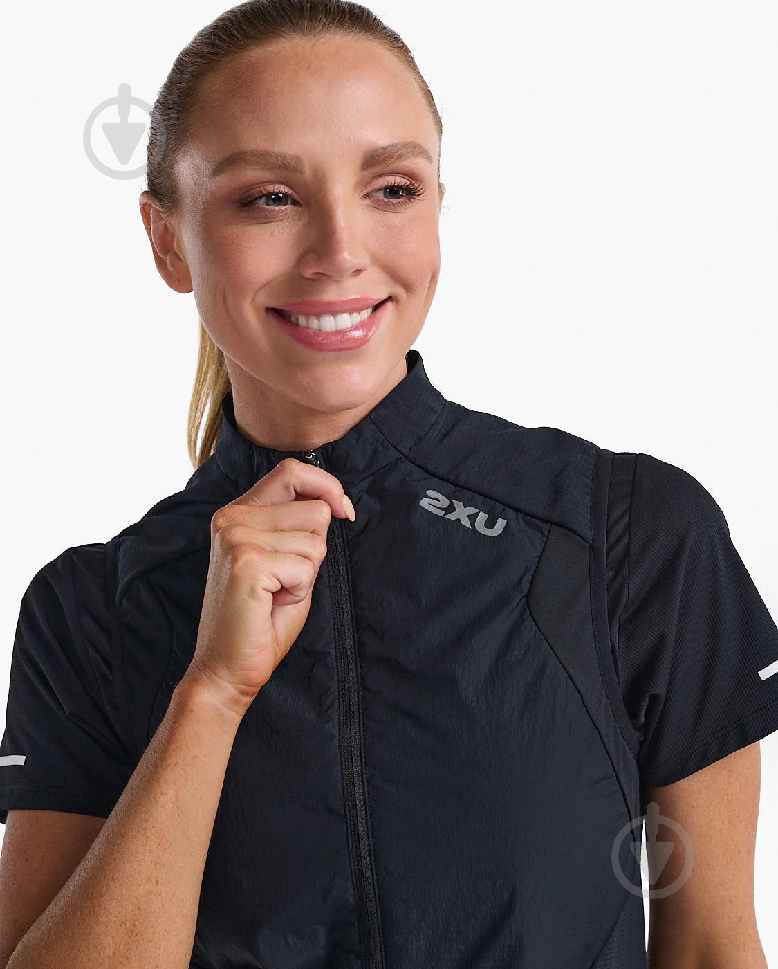 Жилет 2XU Light Speed Hybrid Vest WR6958a_BLK/BRF р.L чорний - фото 3
