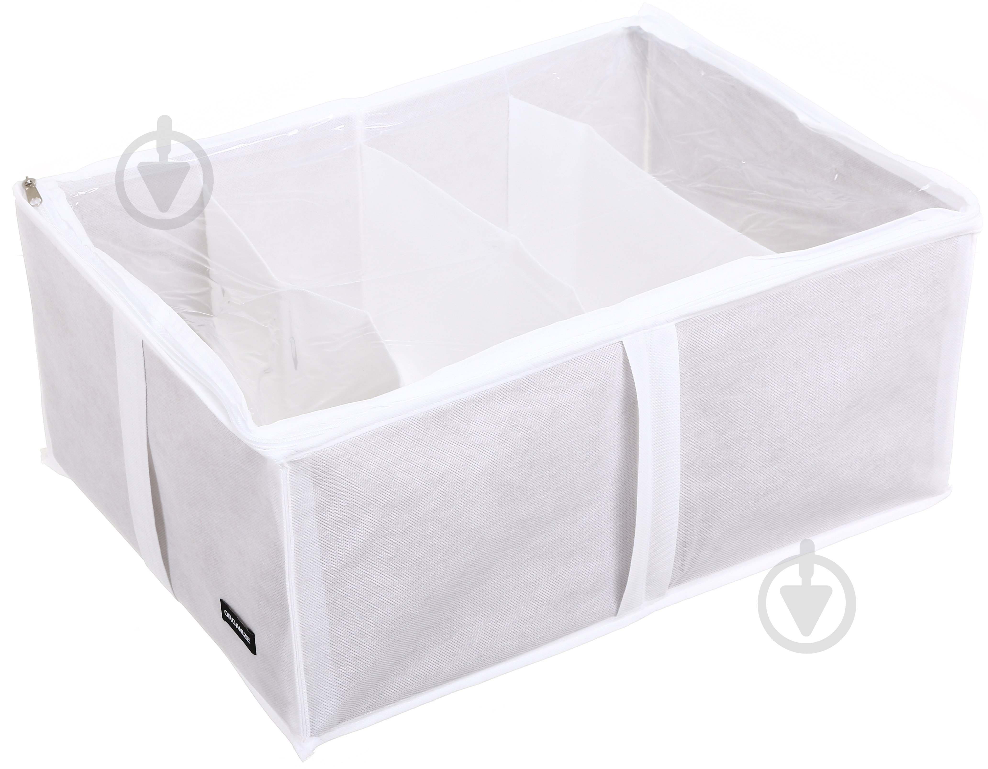 Органайзер текстильный складной Organize WH-O-4 на 4 пары (белый) 340x200x480 мм - фото 1 Органайзер текстильный складной Organize WH-O-4 на 4 пары (белый) 340x200x480 мм - фото 1