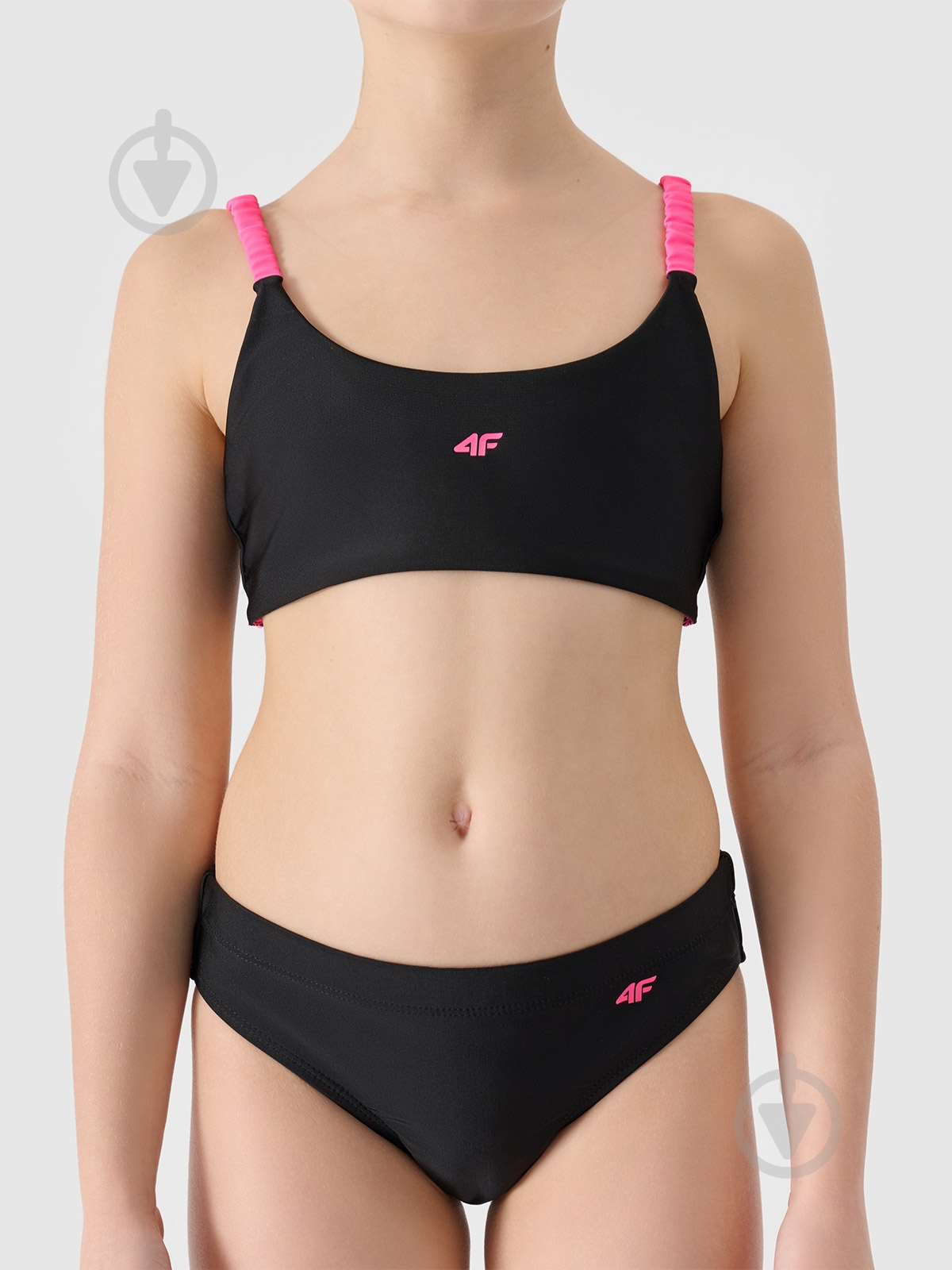 Купальник 4F BIKINI SET F045 4FJWSS25UBKSF045-20S р.128 чорний - фото 3