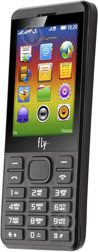 Мобильный телефон Fly FF281 black - фото 3