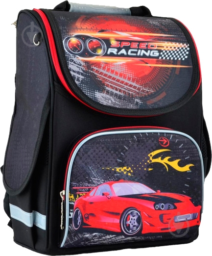 Рюкзак каркасный 1 вересня Speed racing - фото 1 Рюкзак каркасный 1 вересня Speed racing - фото 1