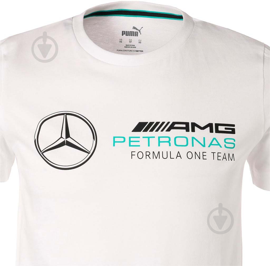 Футболка Puma MAPF1 LOGO TEE 53072203 р.M белый - фото 9