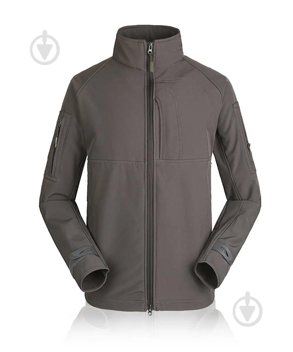 Куртка мужская 1991 ТМ тактическая SoftShell на флисе 34123-JA-02-Gr-XL р.XL - фото 1