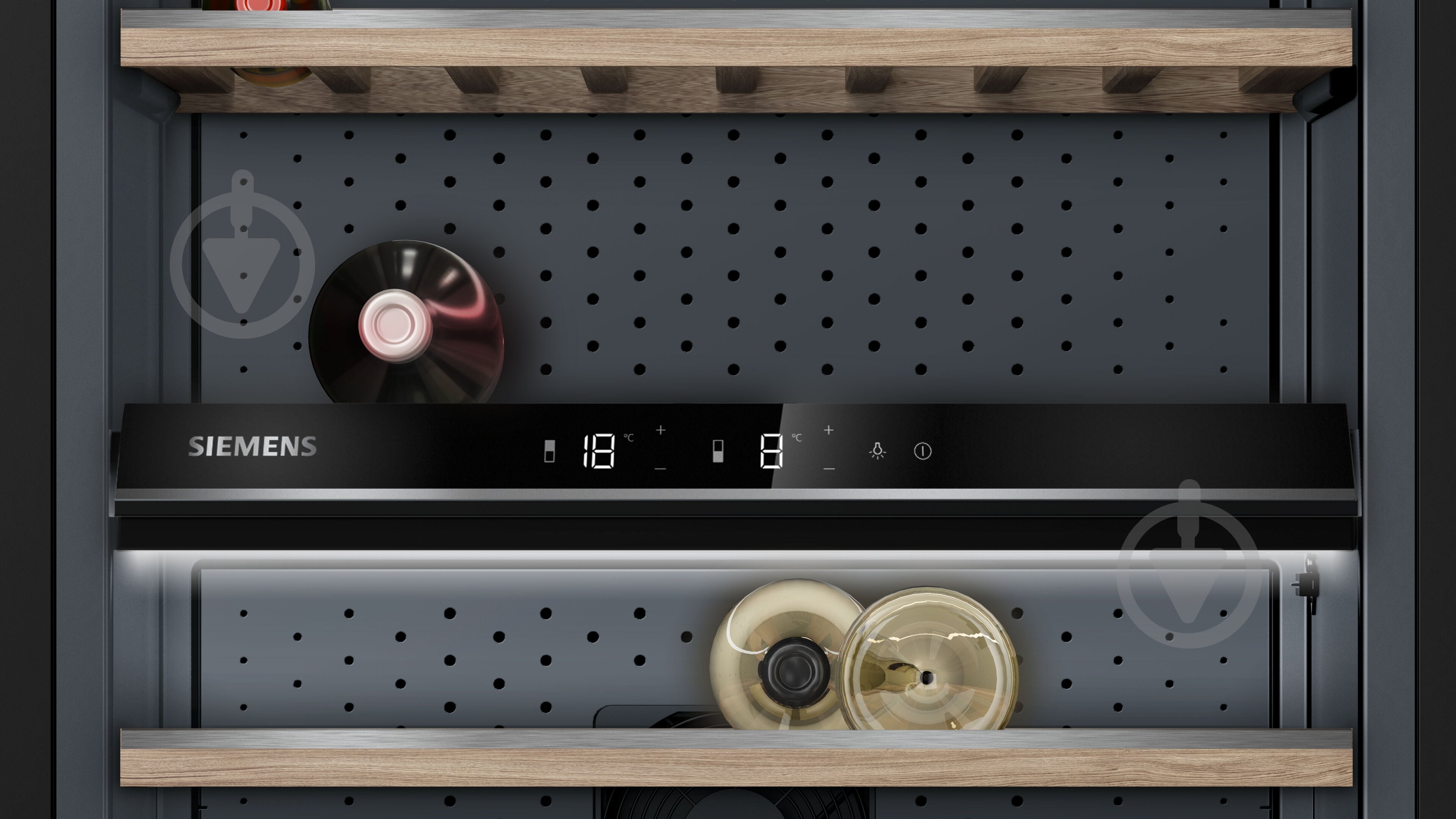 Винный шкаф Siemens KW36KATGA, серия iQ500 - фото 4 Винный шкаф Siemens KW36KATGA, серия iQ500 - фото 4