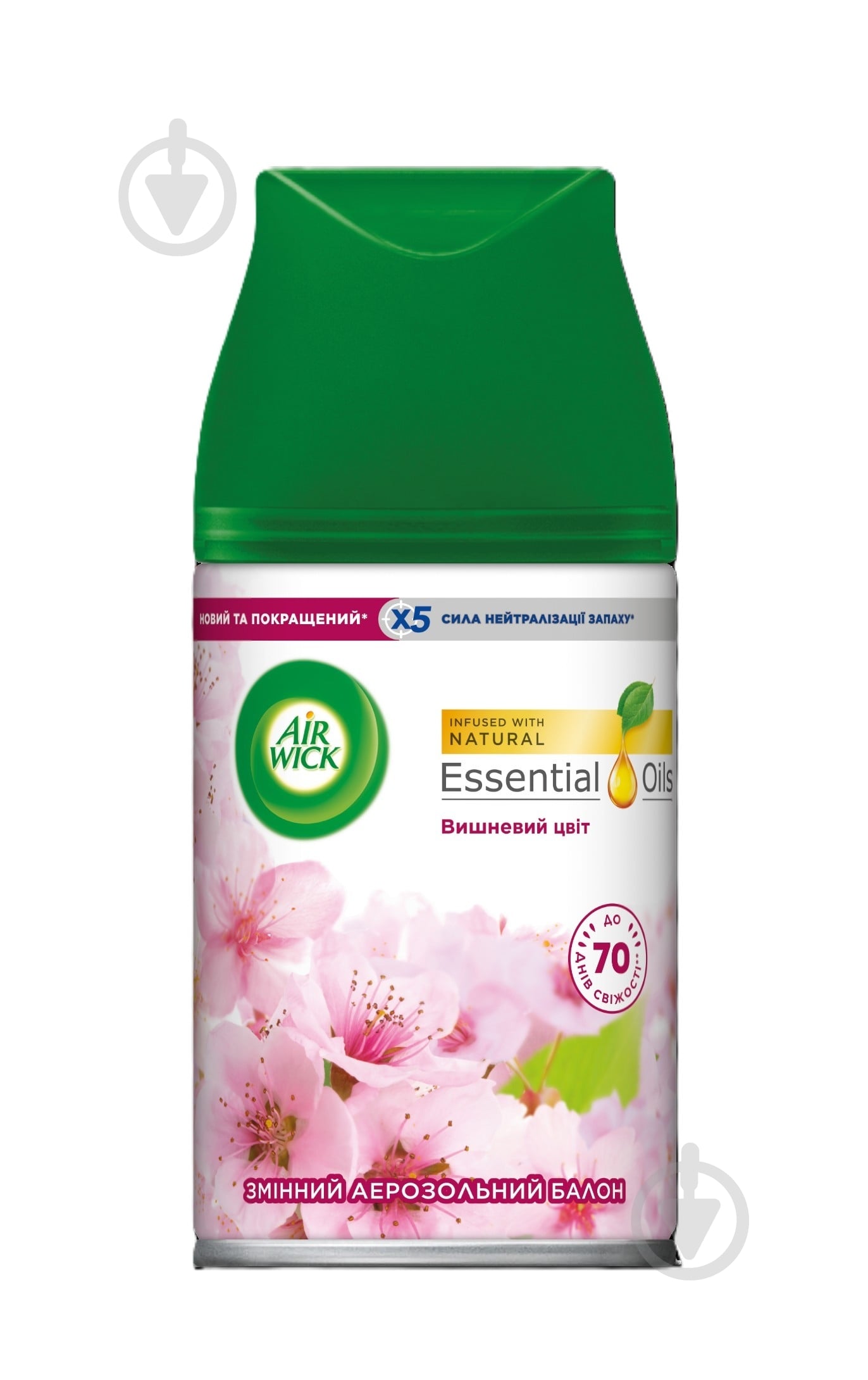 Змінний балон для автоматичного освіжувача повітря Air Wick Freshmatic вишневий цвіт 250 мл - фото 1 Змінний балон для автоматичного освіжувача повітря Air Wick Freshmatic вишневий цвіт 250 мл - фото 1