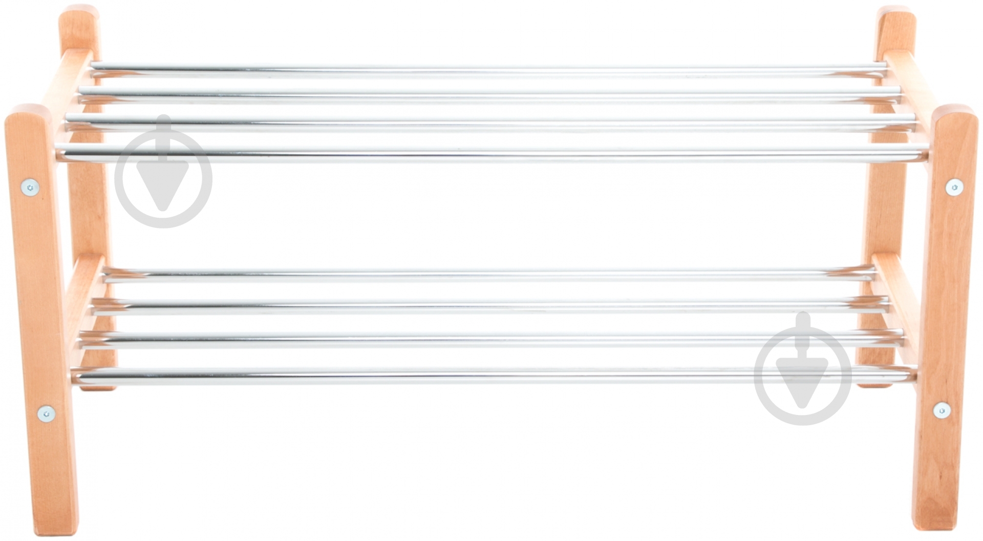 Подставка для обуви Fenster Элегант 750x330x360 мм бук/алюминий - фото 2 Подставка для обуви Fenster Элегант 750x330x360 мм бук/алюминий - фото 2