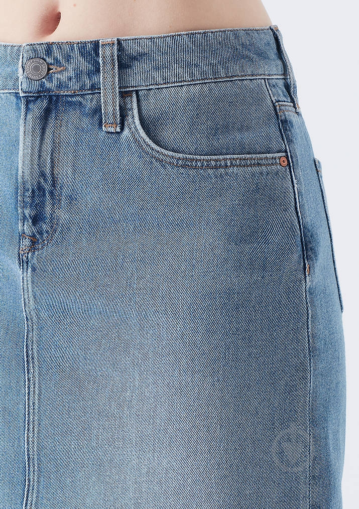 Юбка Mavi VALERIE Shaded Indigo Denim 1319831086 р. XS синий - фото 5 Юбка Mavi VALERIE Shaded Indigo Denim 1319831086 р. XS синий - фото 5