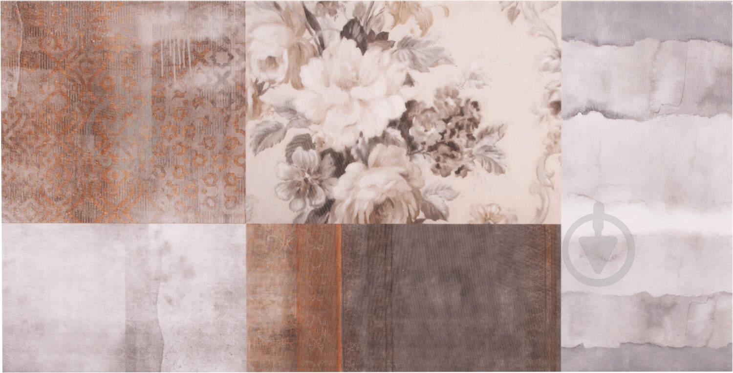 Плитка Allore Group Urban Intarsia W\DEC M NR Glossy 31x61 см - фото 1
