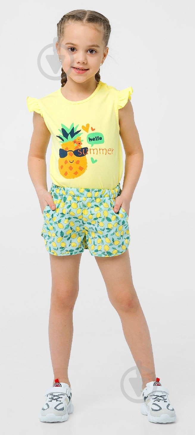 Шорты для девочек Smil Лимончики р.98 мульти 112343 - фото 1 Шорты для девочек Smil Лимончики р.98 мульти 112343 - фото 1