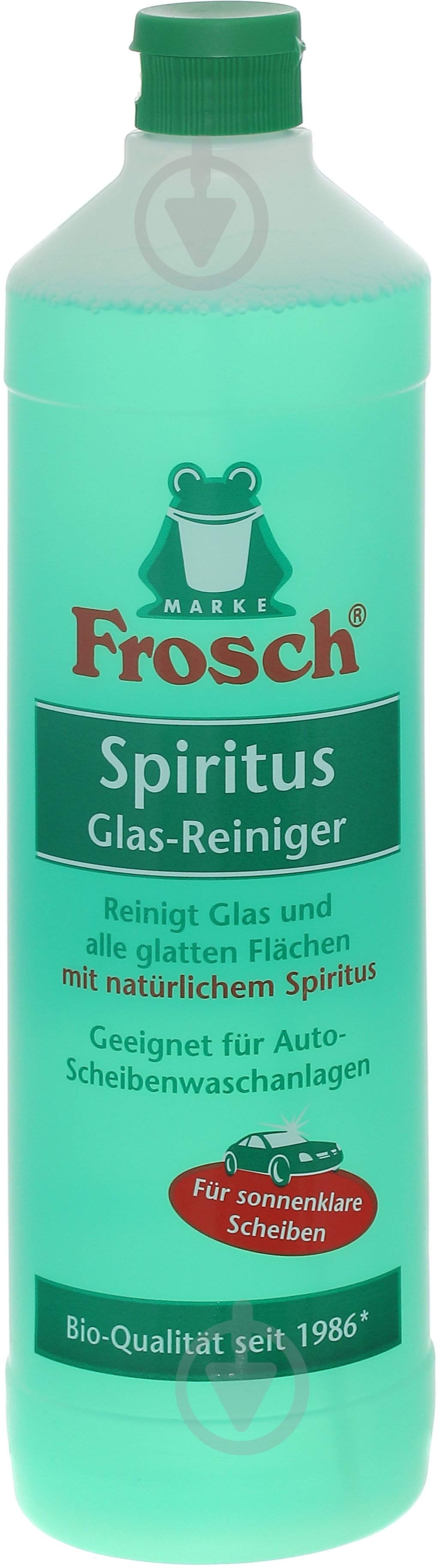 Засіб миючий для скла та дзеркал Frosch Bio Spirit cпиртовий 1 л - фото 3