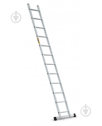 Лестница приставная Drabest BASIC 12 ступеней 150 кг (D12-BASIC) - фото 1
