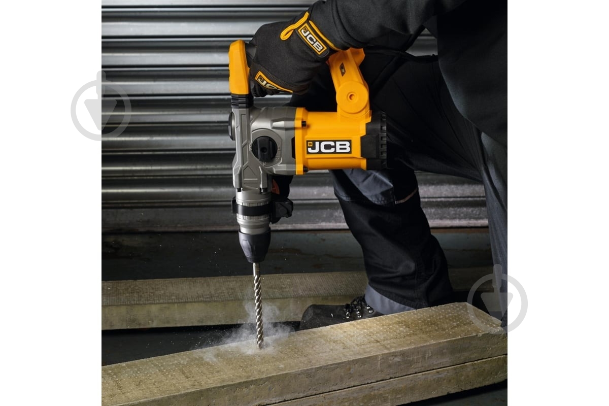 Перфоратор JCB электрический (1500W, 4230 об/мин, 6J) JCB-RH1500-E - фото 2