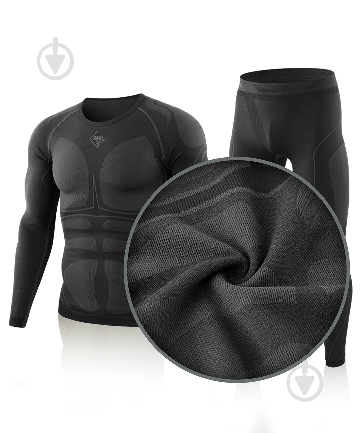 Термобелье 1991 ТМ бесшовная, комплект, 34123-JA-09-3-B-3XL р.3XL black - фото 3 Термобелье 1991 ТМ бесшовная, комплект, 34123-JA-09-3-B-3XL р.3XL black - фото 3