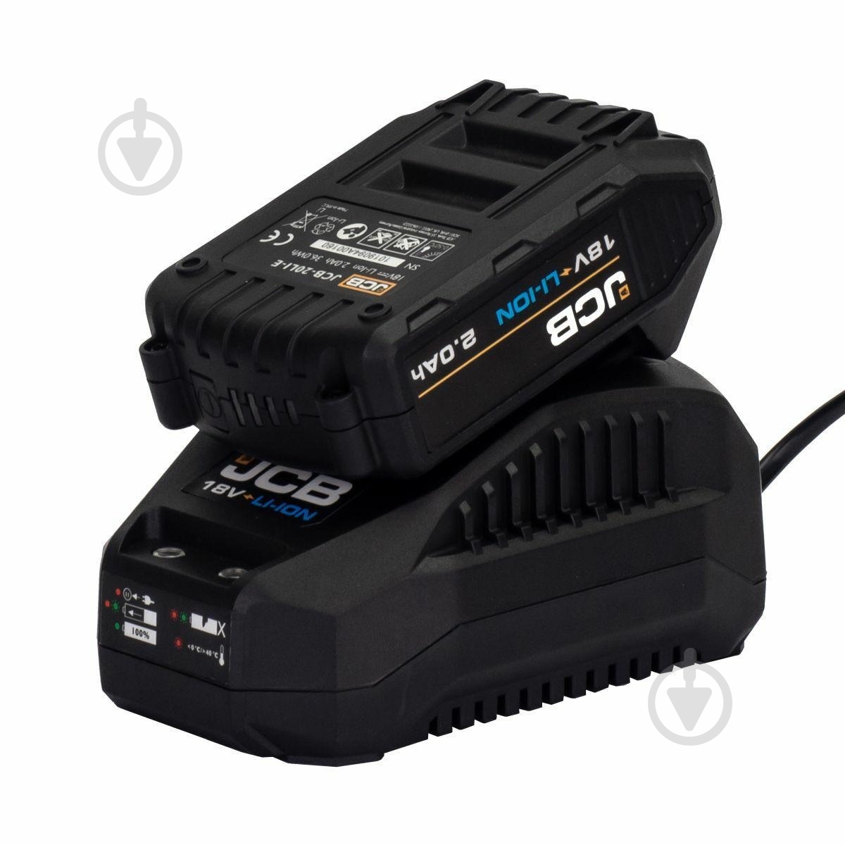 Акумуляторна пряма шліфмашина JCB 18V 0-10 000 об/мин JCB-18OS-2XB-E - фото 7