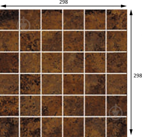 Мозаика Cersanit Lukas Brown Mosaic 29,8x29,8 см - фото 2 Мозаика Cersanit Lukas Brown Mosaic 29,8x29,8 см - фото 2