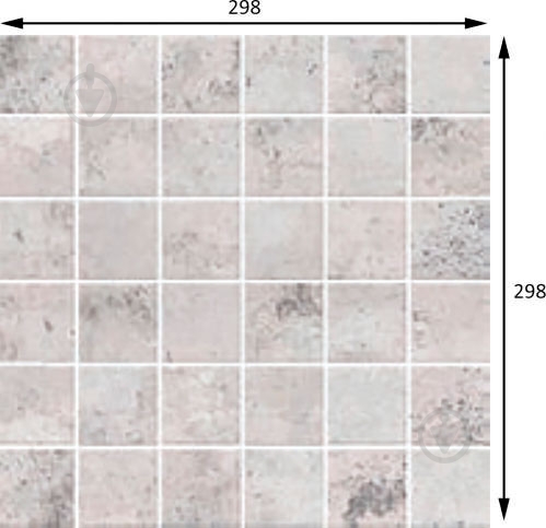 Мозаика Cersanit Lukas White Mosaic 29,8x29,8 см - фото 2