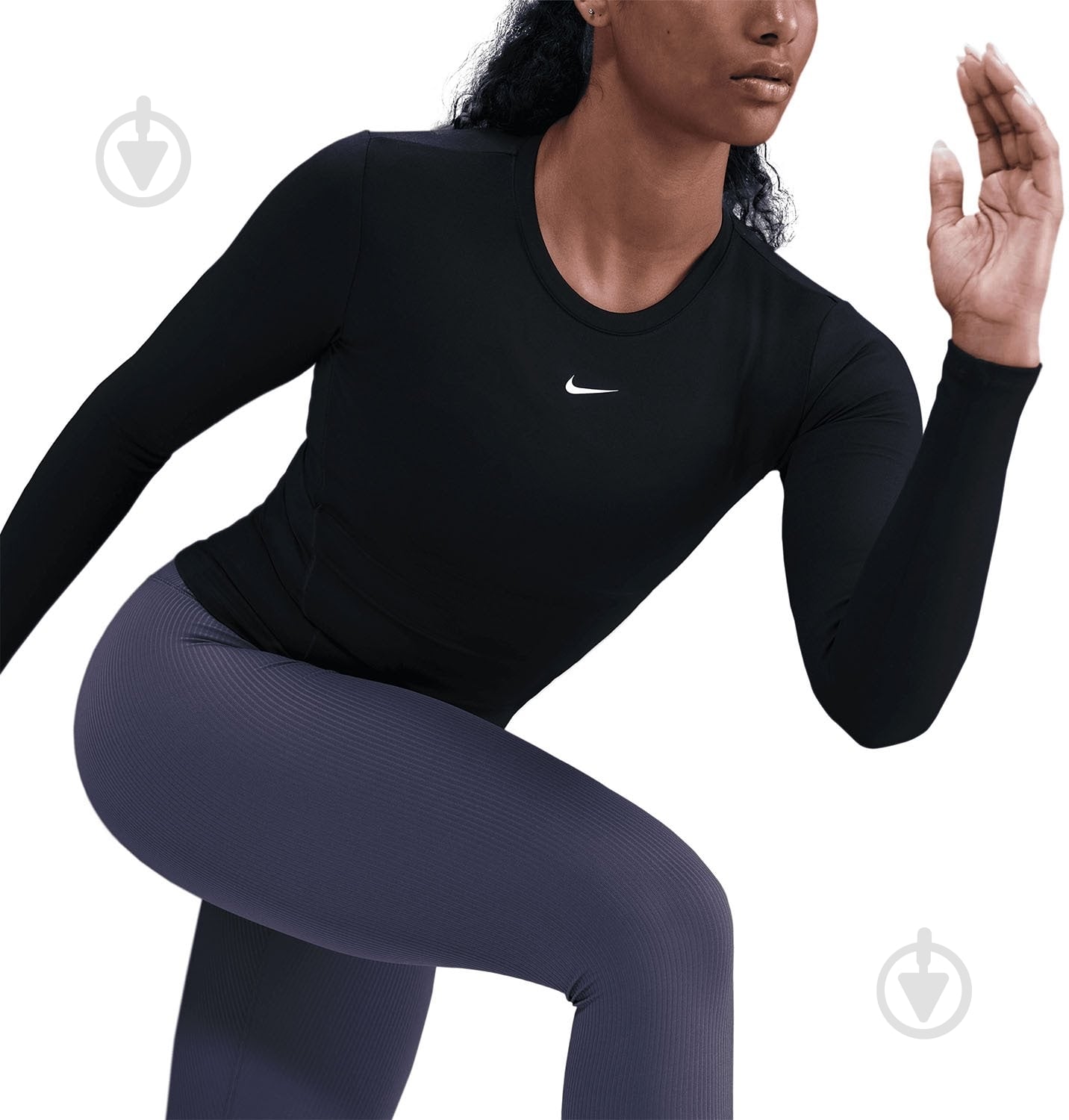 Футболка Nike One Fitted IM9449-010 р.M черный - фото 4