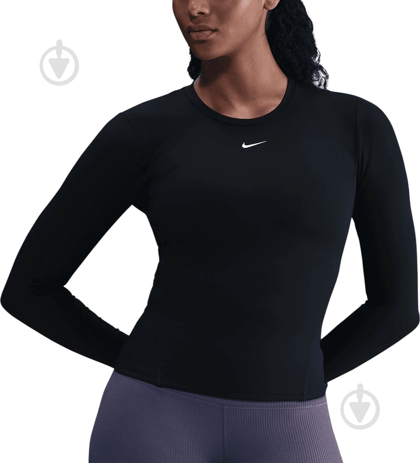 Футболка Nike One Fitted IM9449-010 р.M черный - фото 1