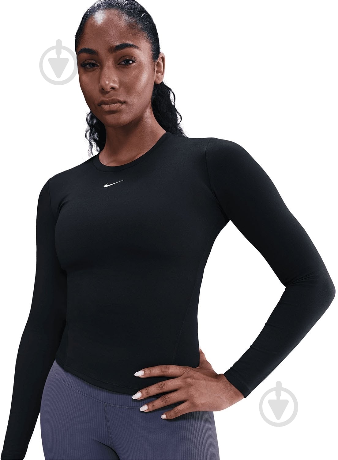 Футболка Nike One Fitted IM9449-010 р.M черный - фото 3