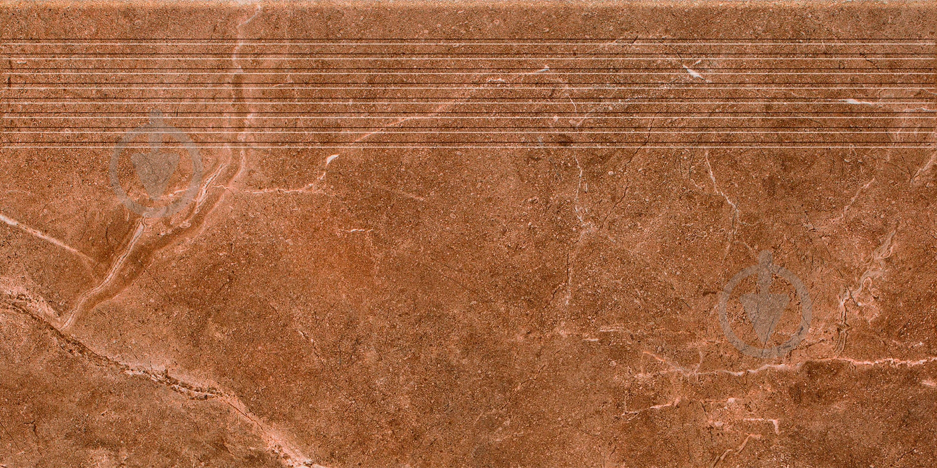 Плитка Ceramika Paradyz Ibis brown stopnica prosta mat 30x60 см - фото 3