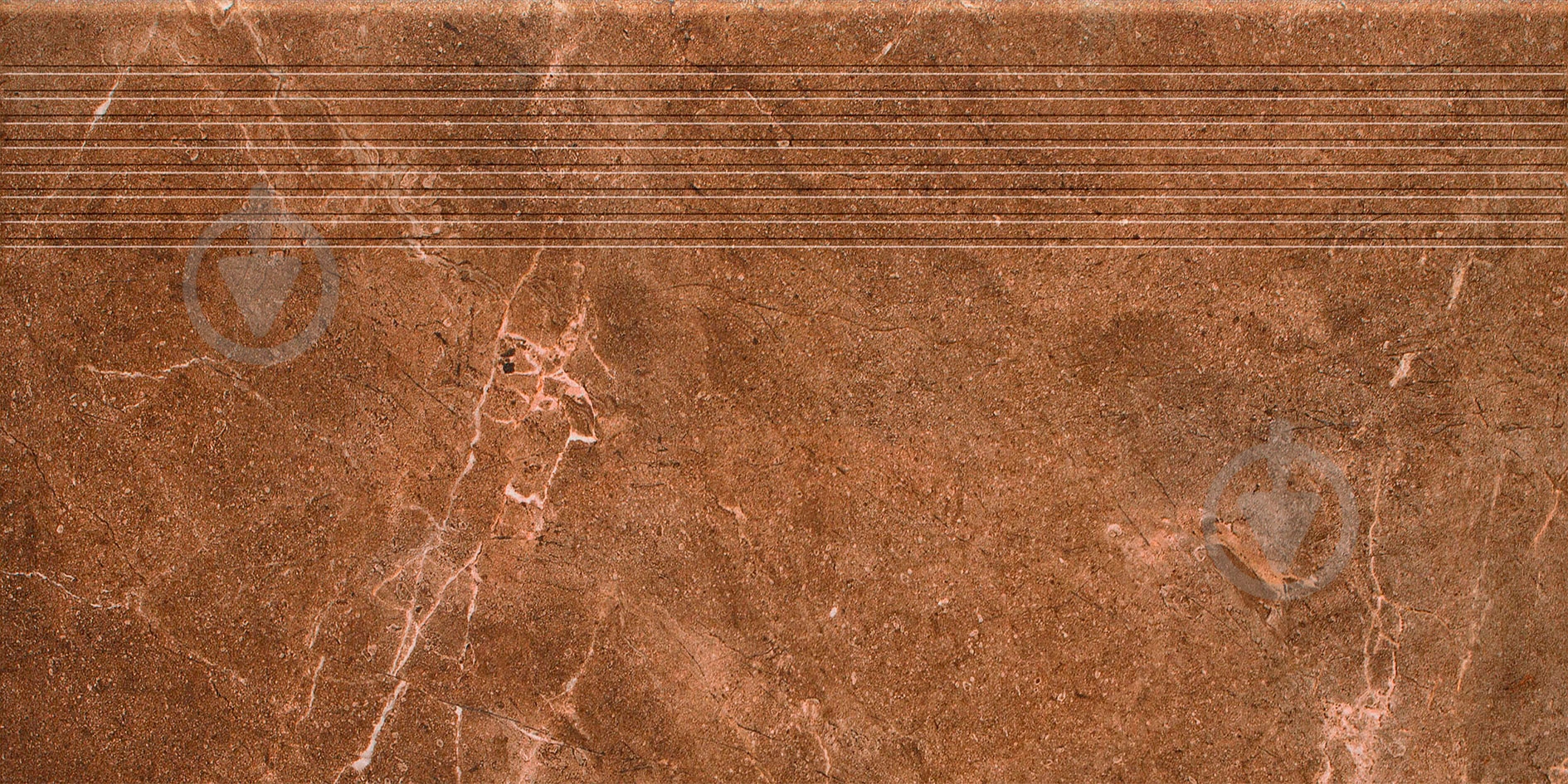 Плитка Ceramika Paradyz Ibis brown stopnica prosta mat 30x60 см - фото 2