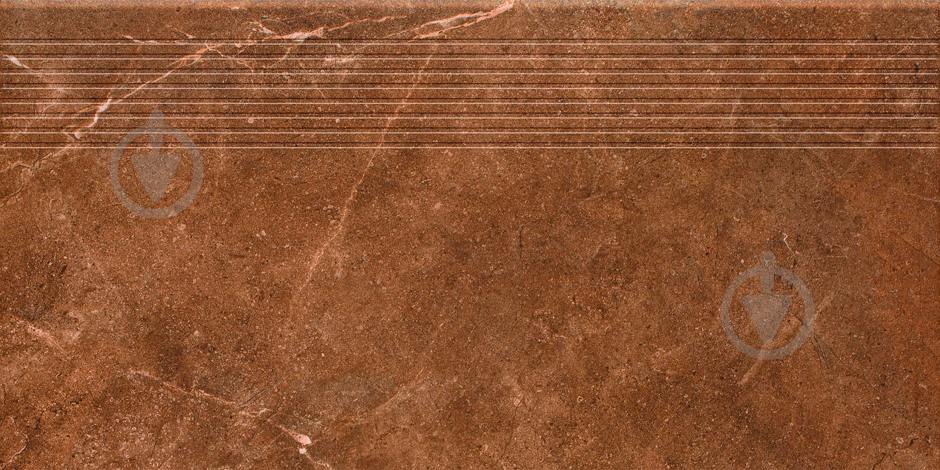 Плитка Ceramika Paradyz Ibis brown stopnica prosta mat 30x60 см - фото 1