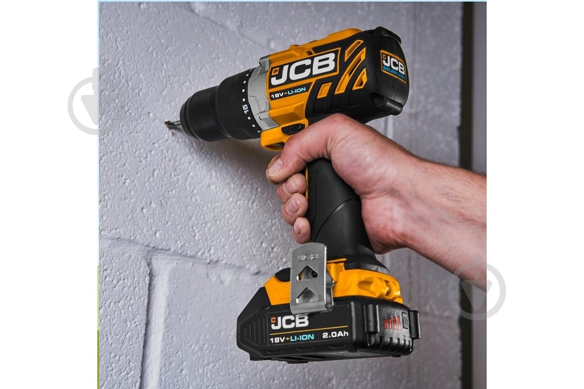 Шуруповерт ударний акумуляторний JCB JCB-18BLDD-B-E - фото 10