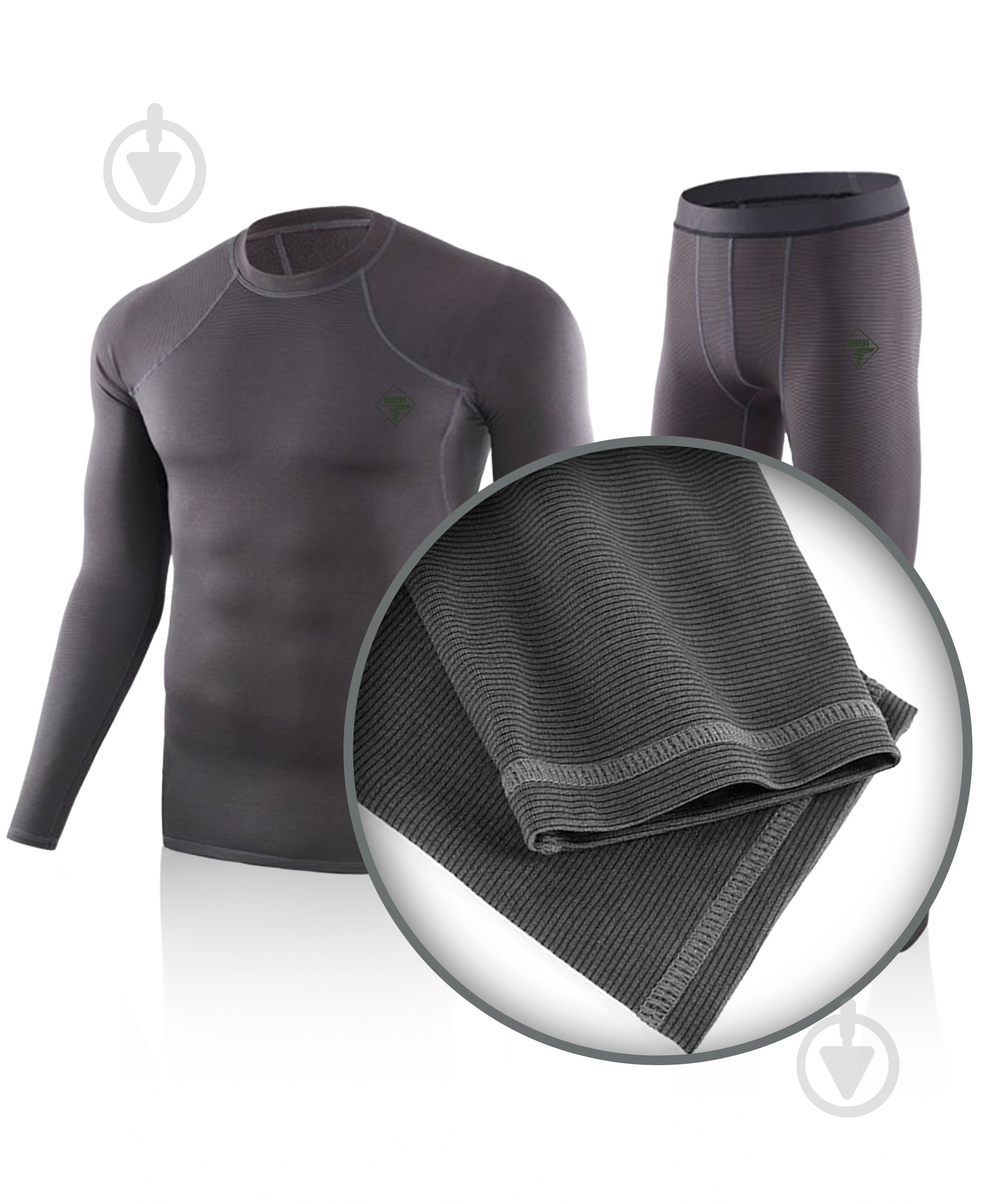 Термобілизна 1991 ТМ “Thermo Shield” на флісі 34123-JA-09-2-G-2XL р.2XL сірий - фото 4