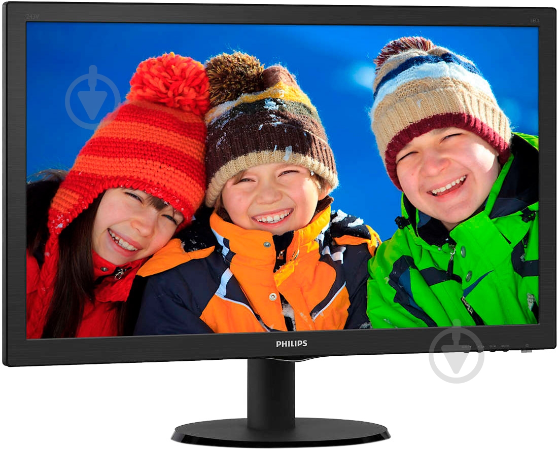 Монитор Philips 23,6" (243V5QHSBA/01) - фото 2 Монитор Philips 23,6" (243V5QHSBA/01) - фото 2