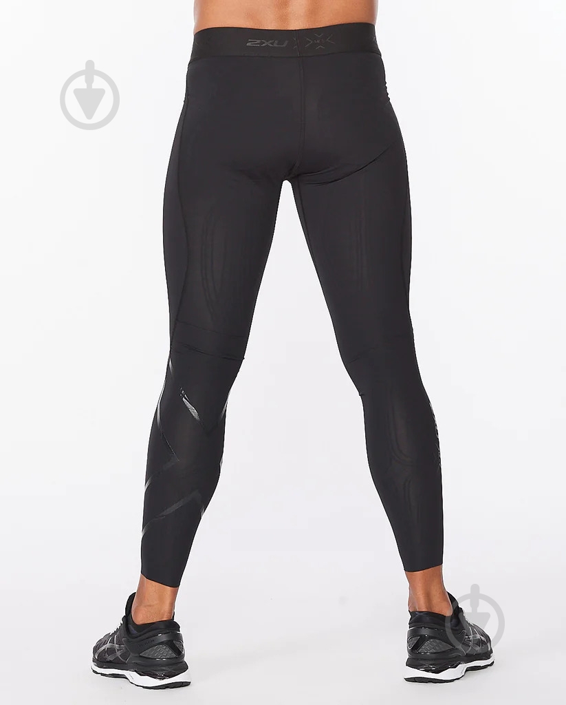 Лосини 2XU Force Compression Tights MA5365b_BLK/NRO р.LT чорний - фото 2 Лосини 2XU Force Compression Tights MA5365b_BLK/NRO р.LT чорний - фото 2