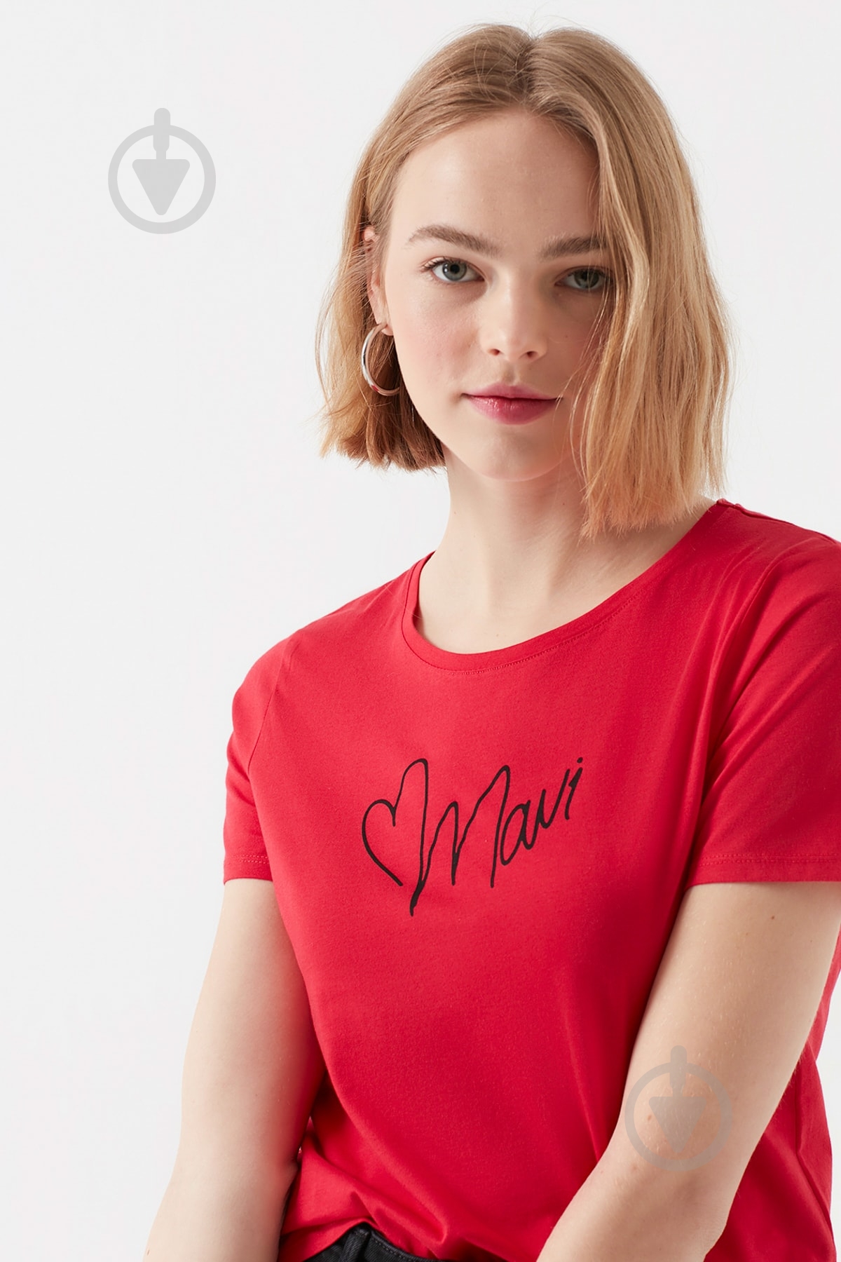 Футболка Mavi MAVI PRINTED TOP 168494-28805 р.S красный - фото 4
