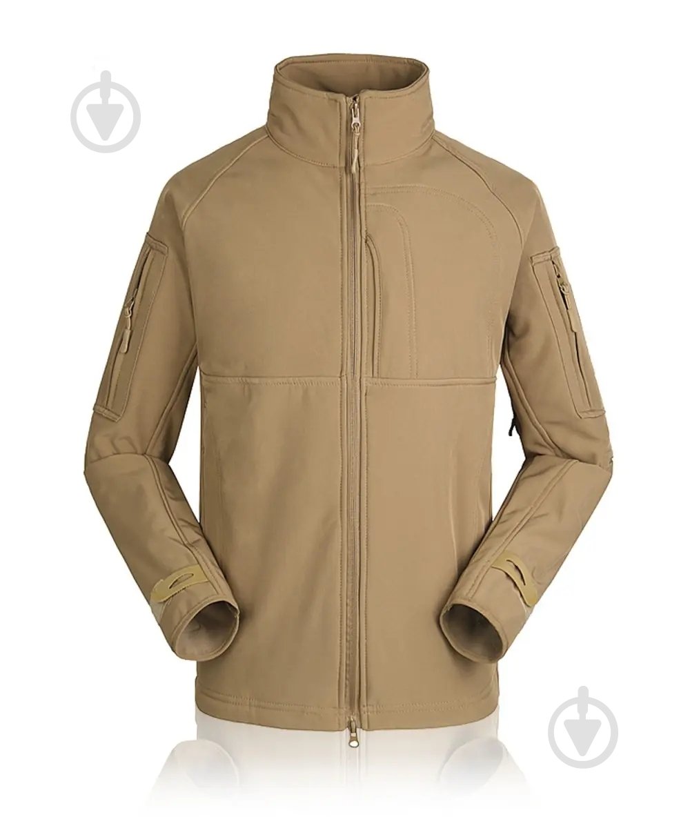 Куртка мужская 1991 ТМ тактическая на флисе 34123-JA-02-T-M р.M светло-коричневый - фото 1 Куртка мужская 1991 ТМ тактическая на флисе 34123-JA-02-T-M р.M светло-коричневый - фото 1