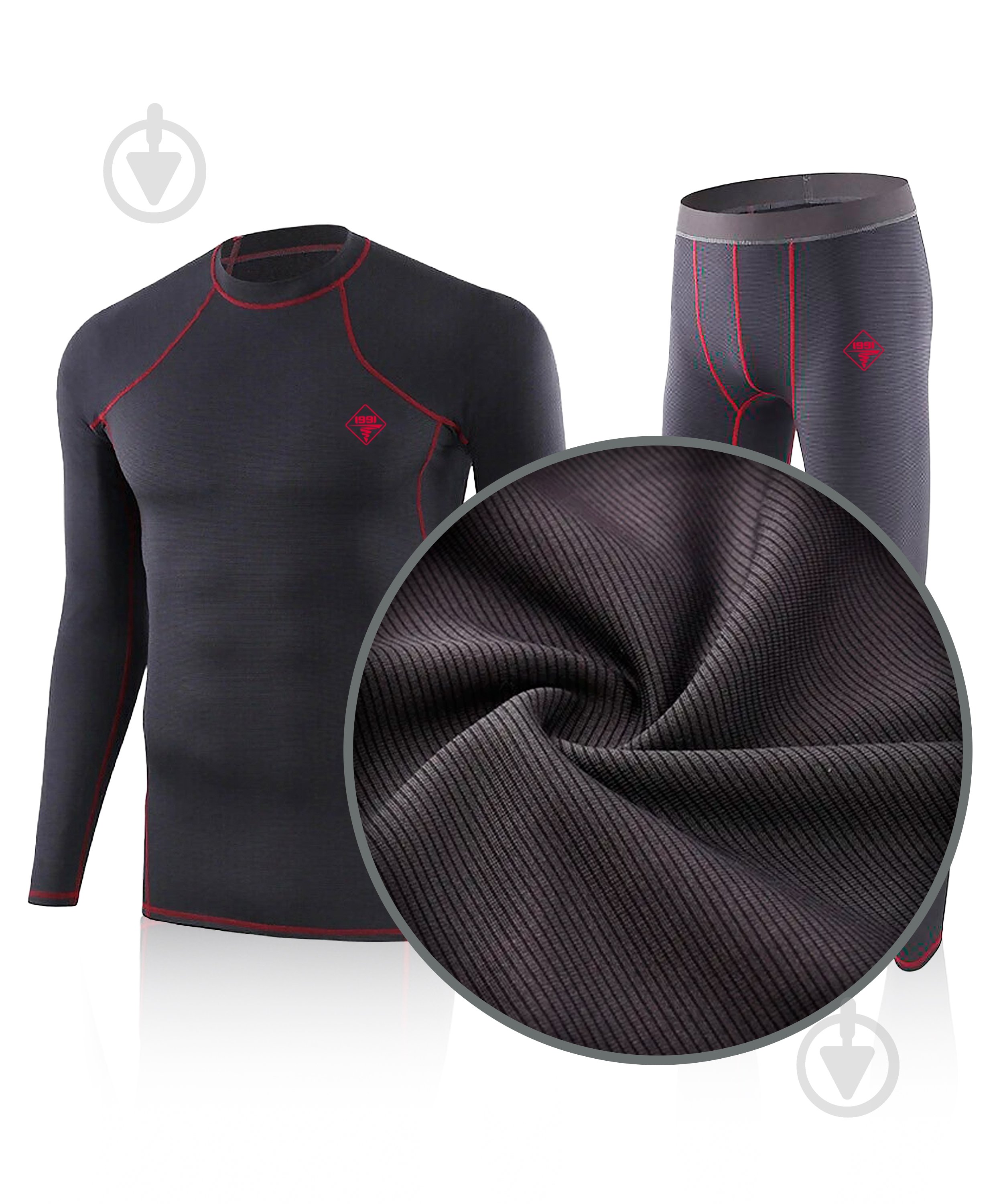 Термобілизна 1991 ТМ “Thermo Shield” на флісі 34123-JA-09-2-B-XL р.XL black - фото 2