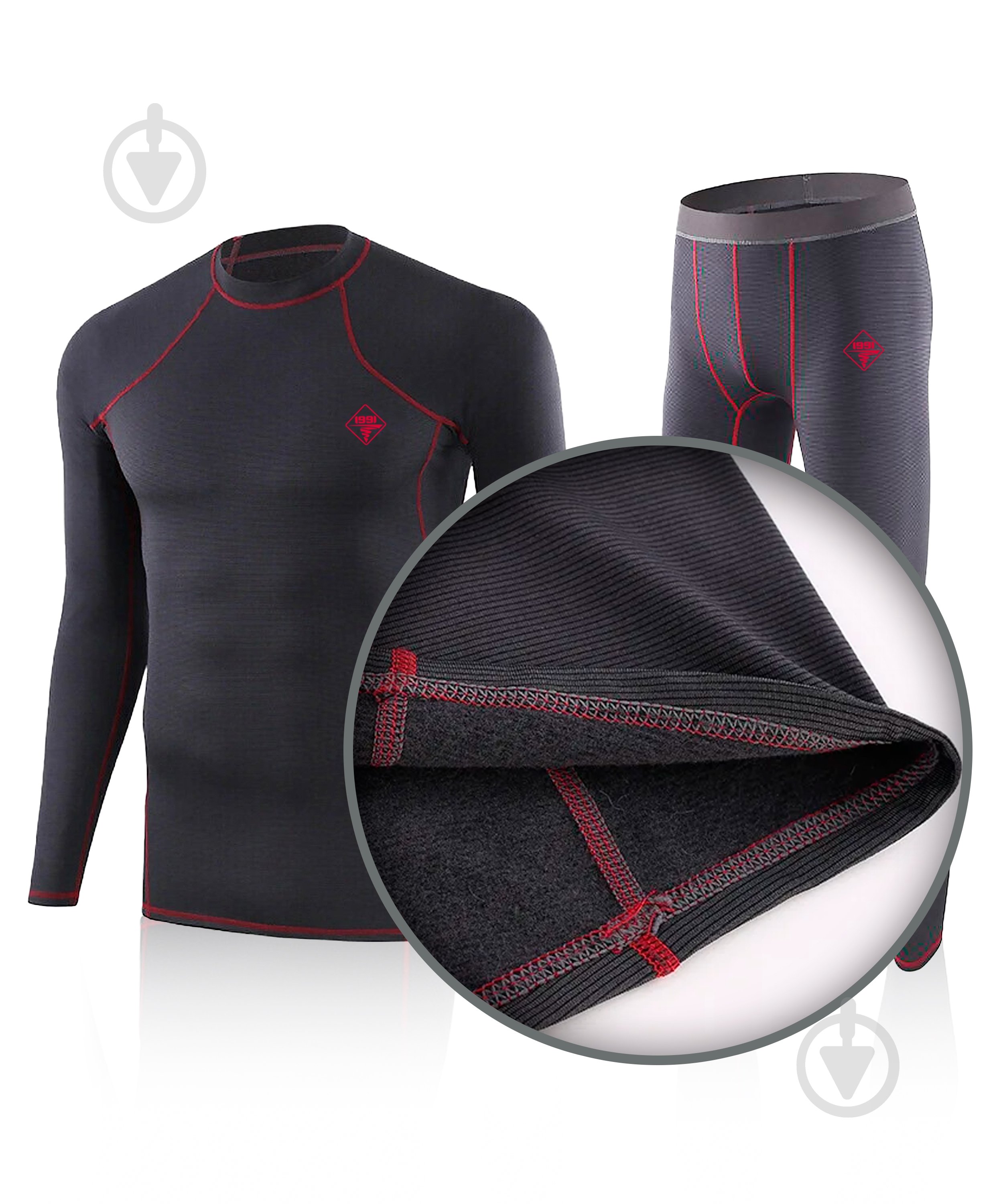 Термобілизна 1991 ТМ “Thermo Shield” на флісі 34123-JA-09-2-B-XL р.XL black - фото 5