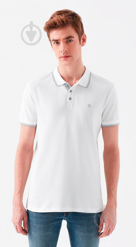 Футболка Mavi POLO TEE 064164-27879 р.2XL белый - фото 1