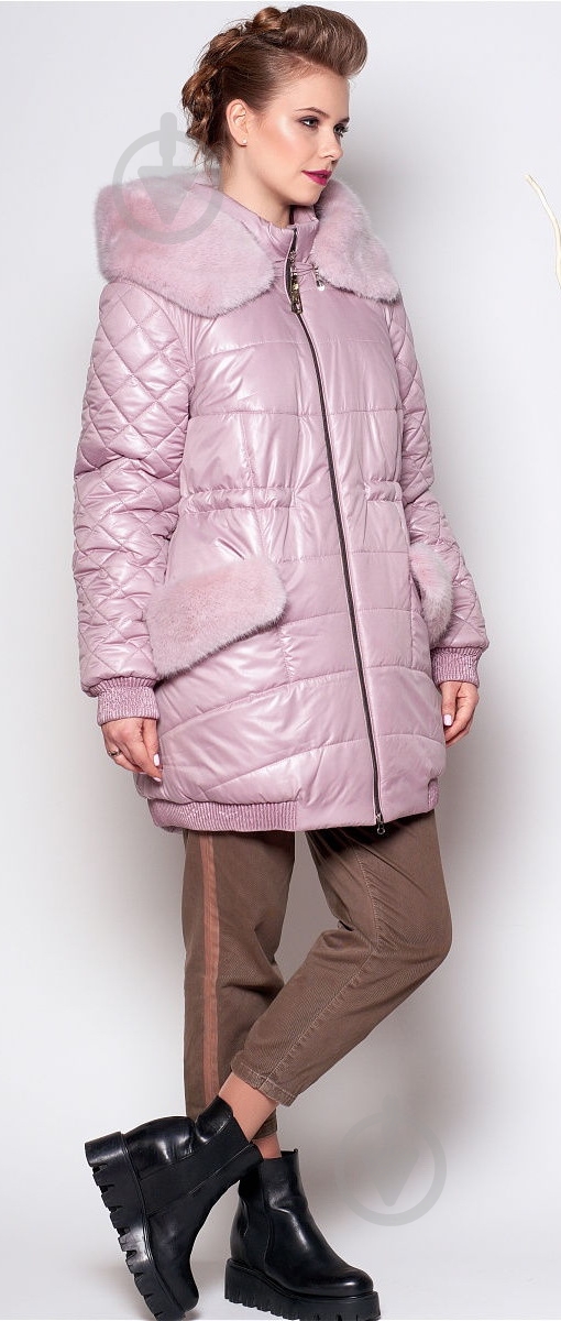 Куртка женская зимняя Adonis АРКТИКА Z17-206/2070-R/X13 р.46 розовая - фото 4 Куртка женская зимняя Adonis АРКТИКА Z17-206/2070-R/X13 р.46 розовая - фото 4